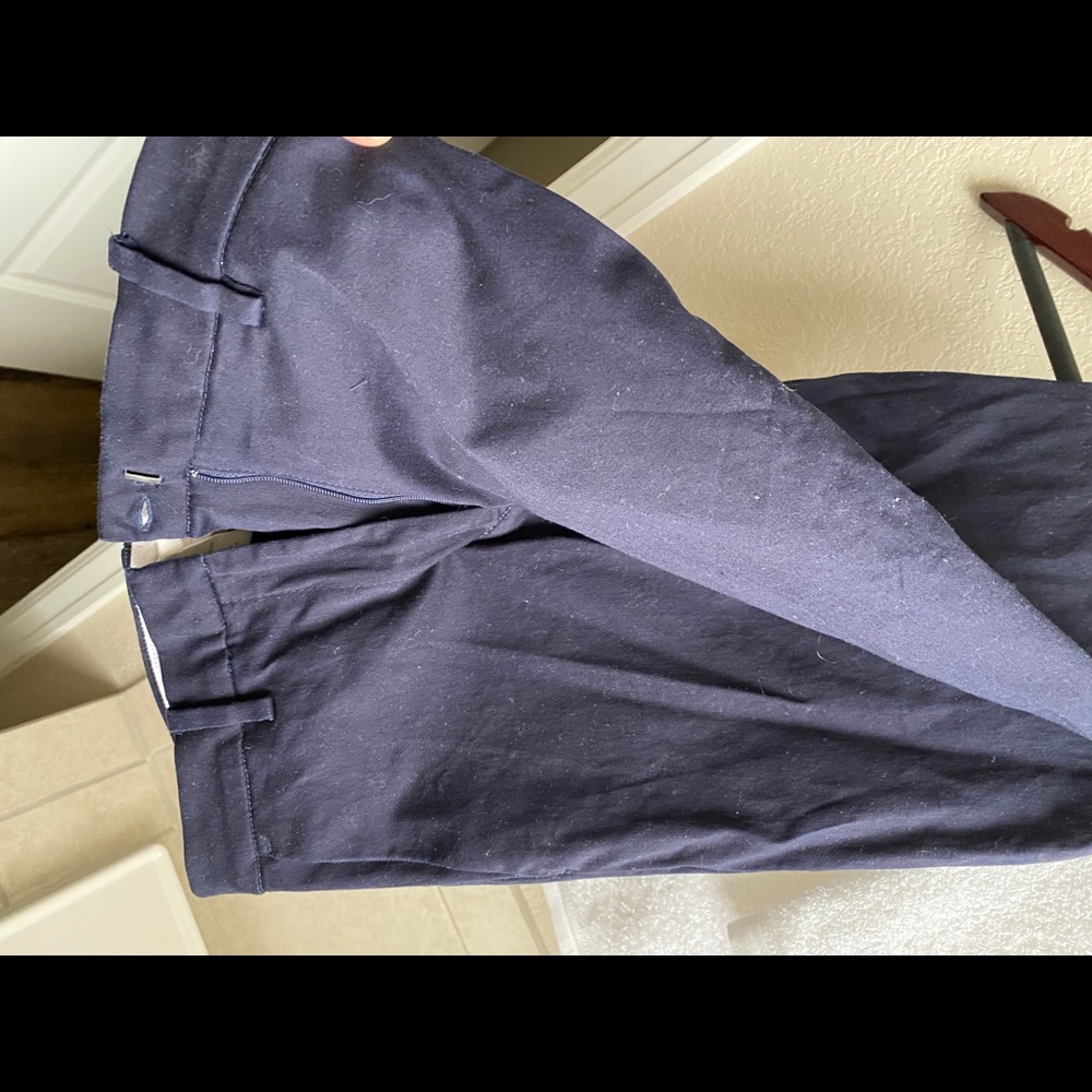 H&M navy cropped dress pants